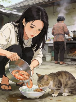 Ba Năm Tôi Nuôi Một Con Mèo,Còn Mợ Nuôi Tôi